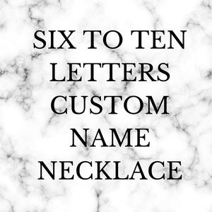 Custom Name Necklace